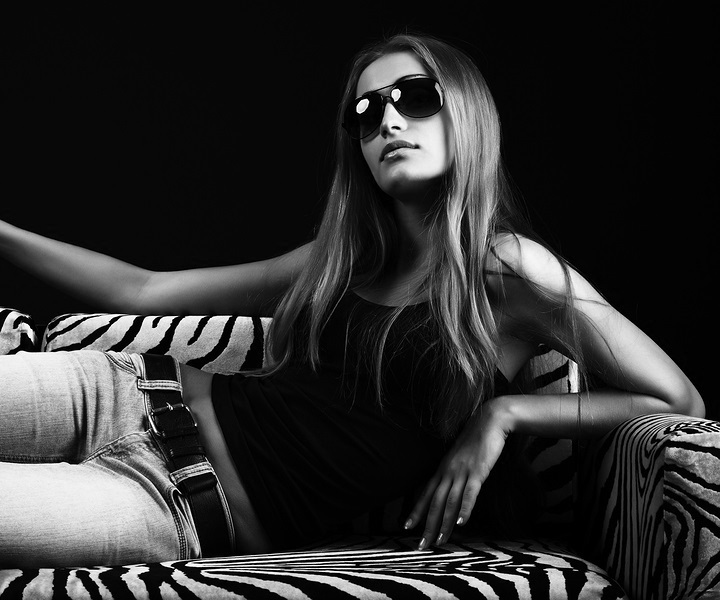 モデル体型の画像