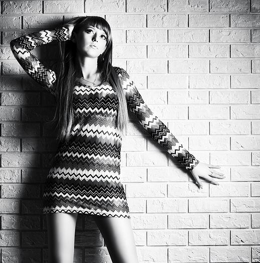 モデル体型の画像